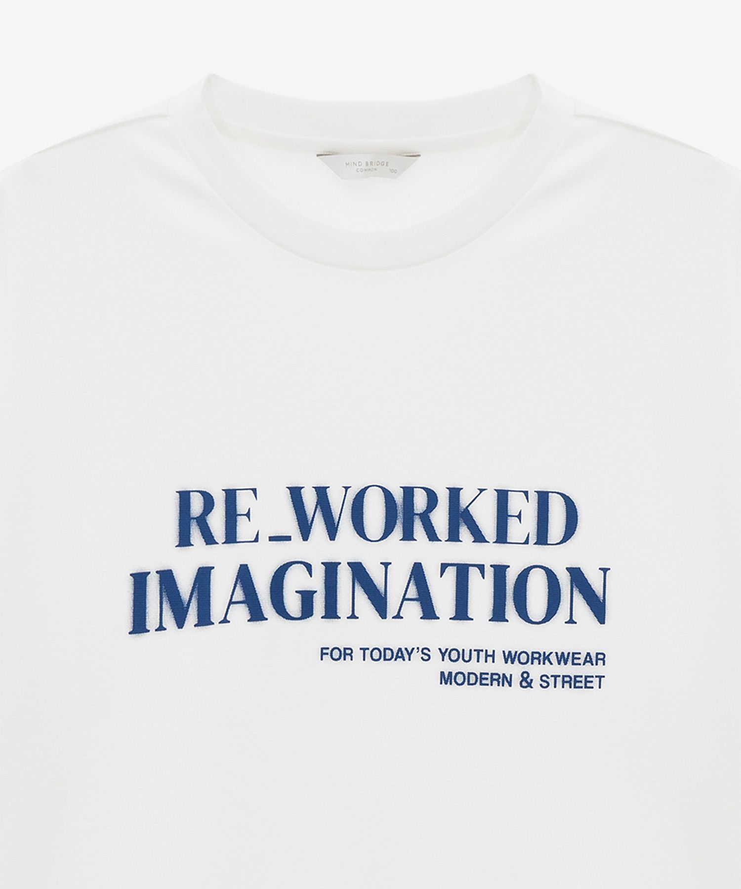 MUSINSA公式 | MINDBRIDGE [Supima] Graphic Semi Over T-Shirt