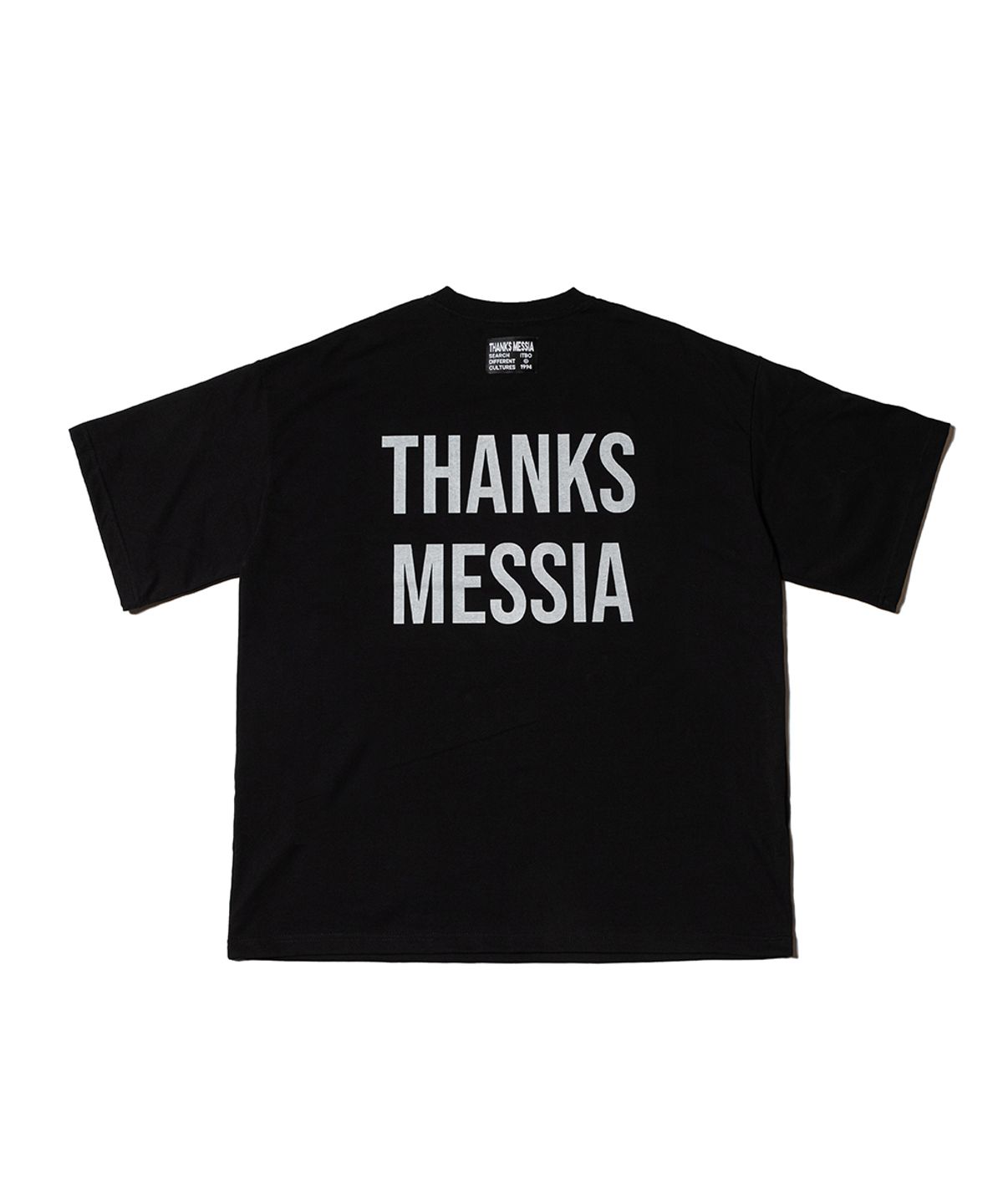 땡스메시아(THANKS MESSIA) ORIGINAL LOGO TSHIRT-BLACK