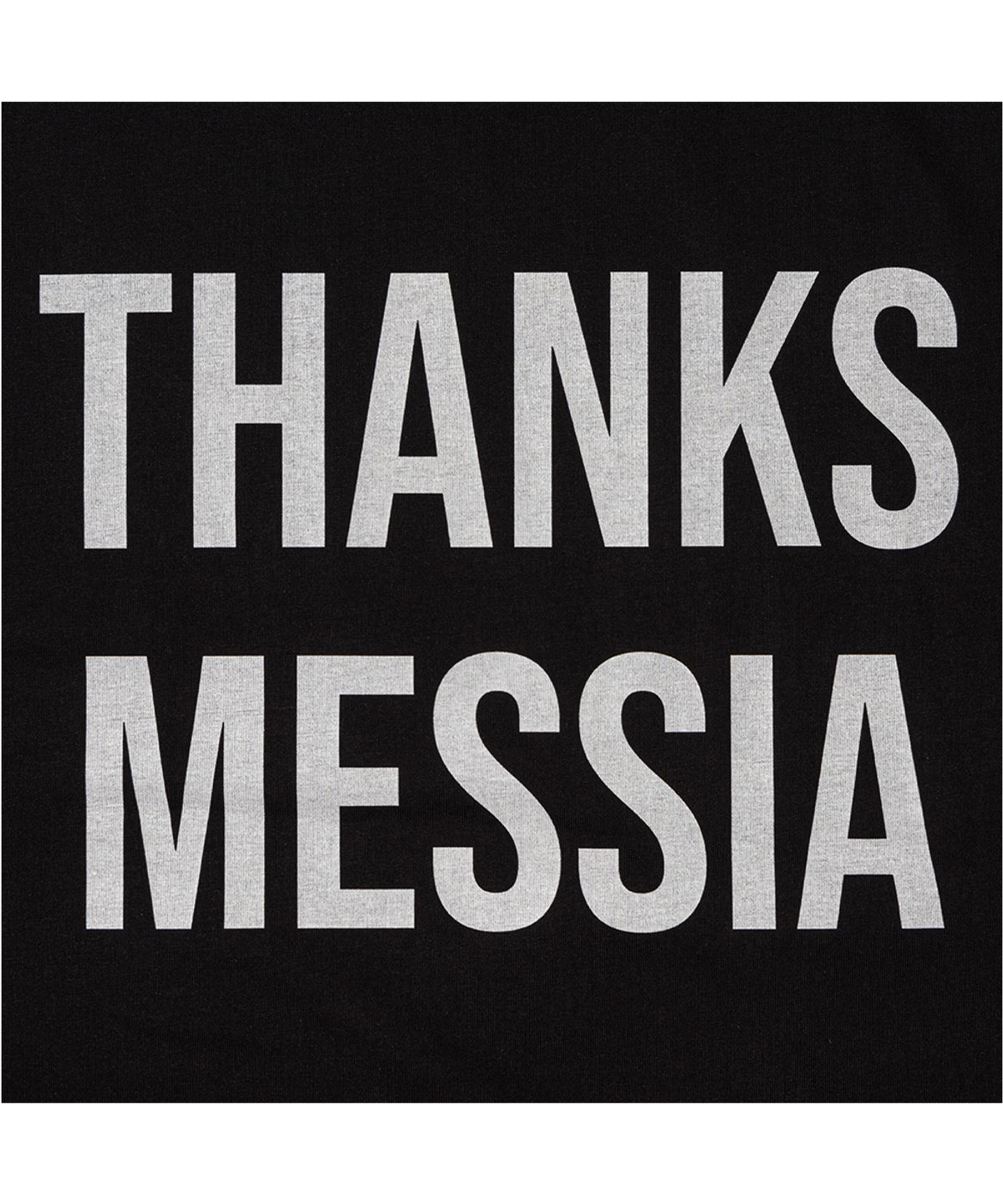 땡스메시아(THANKS MESSIA) ORIGINAL LOGO TSHIRT-BLACK