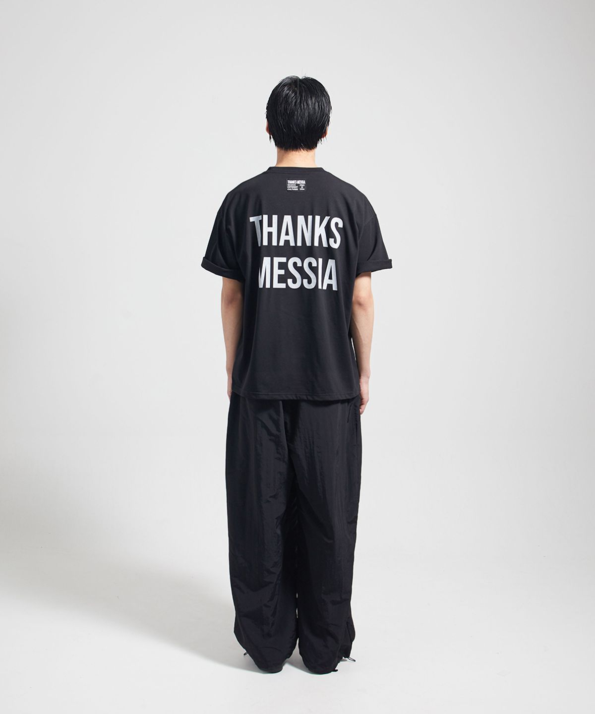 땡스메시아(THANKS MESSIA) ORIGINAL LOGO TSHIRT-BLACK