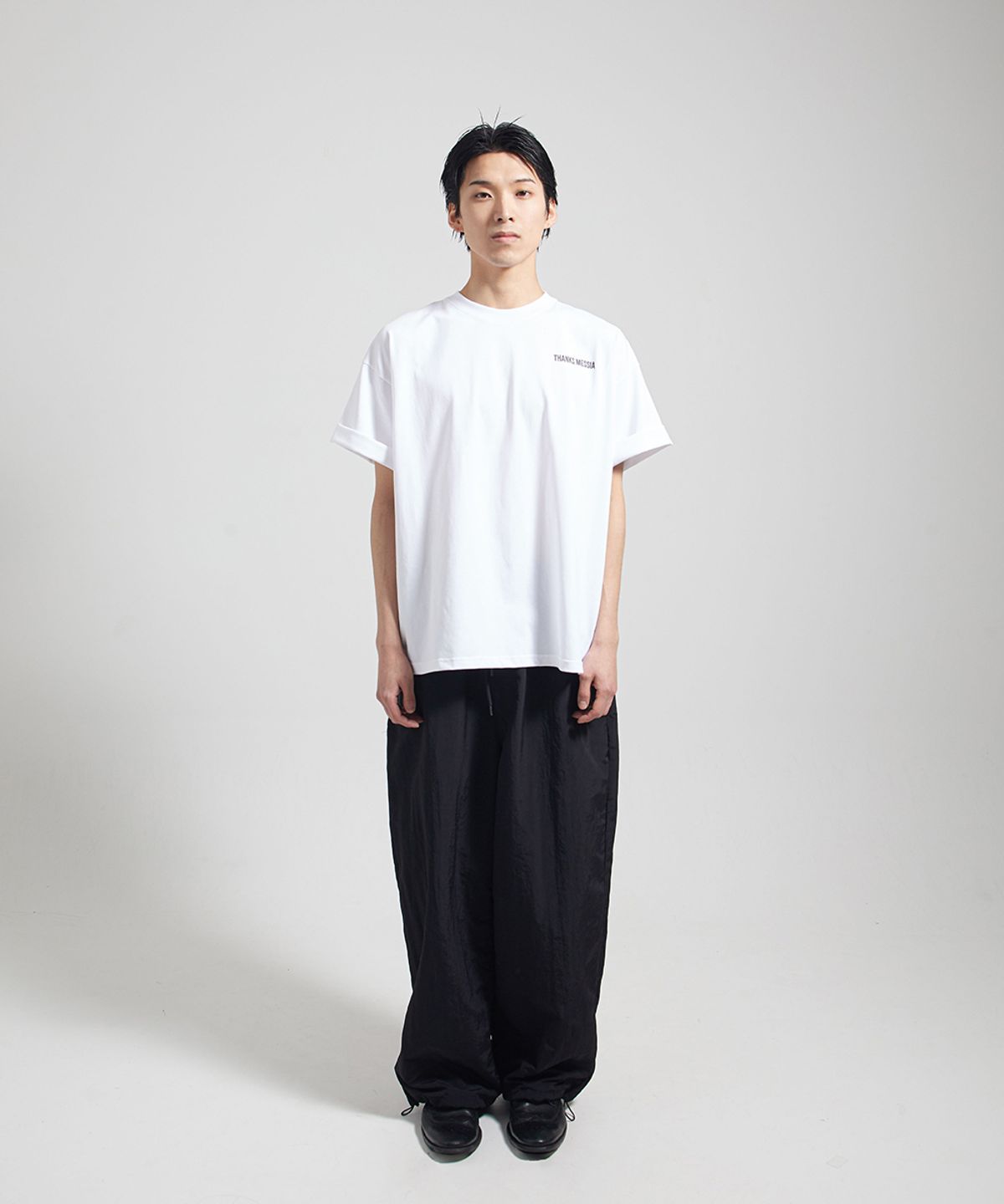 땡스메시아(THANKS MESSIA) ORIGINAL LOGO TSHIRT-WHITE