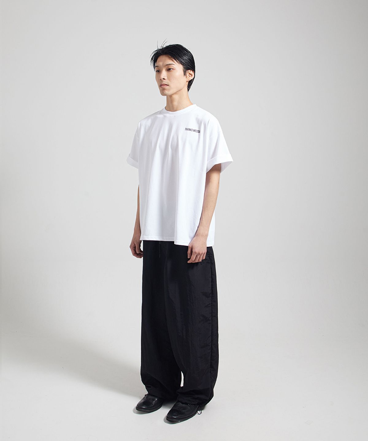 땡스메시아(THANKS MESSIA) ORIGINAL LOGO TSHIRT-WHITE