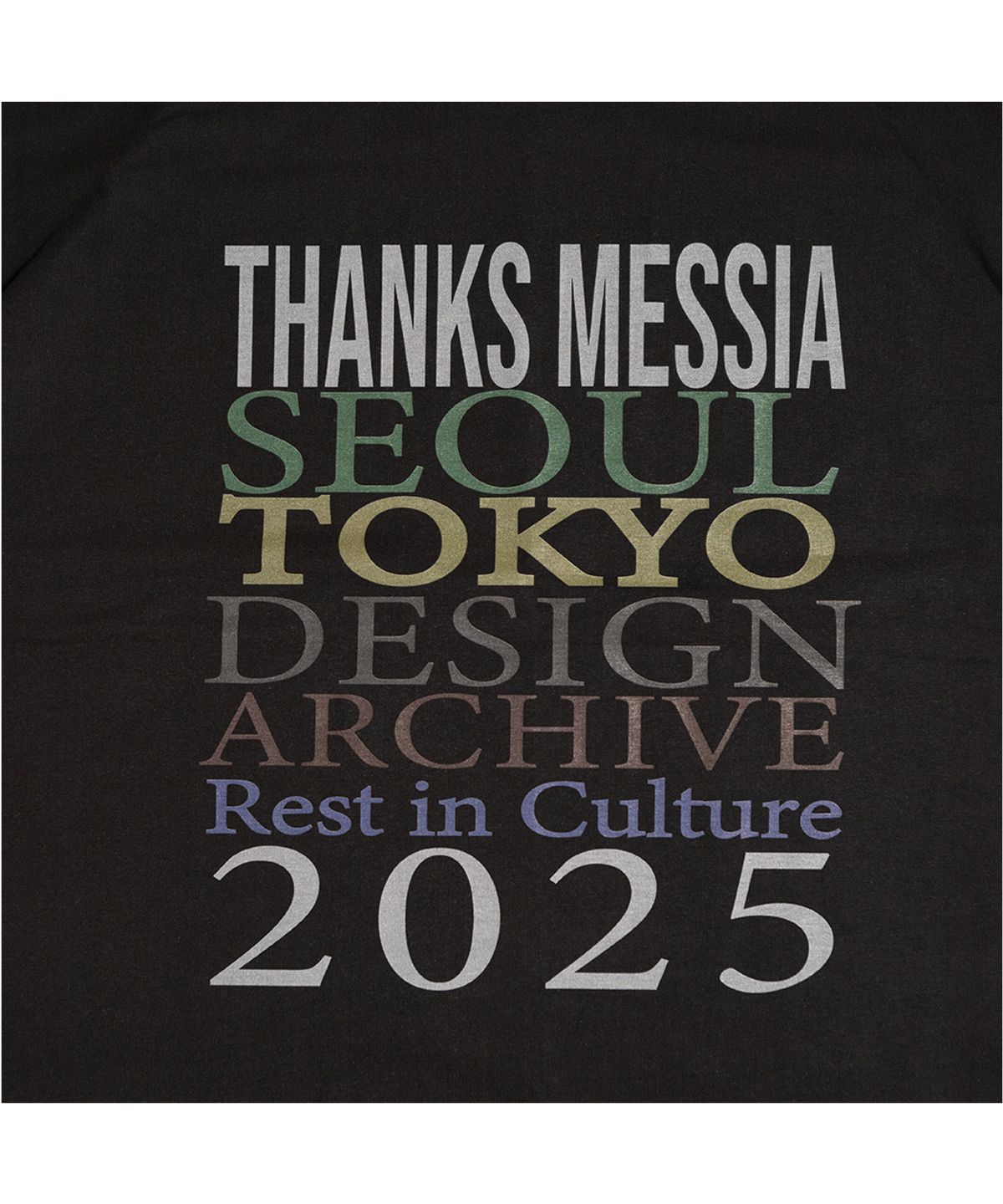 땡스메시아(THANKS MESSIA) SEASON OPEN TSHIRT-BLACK