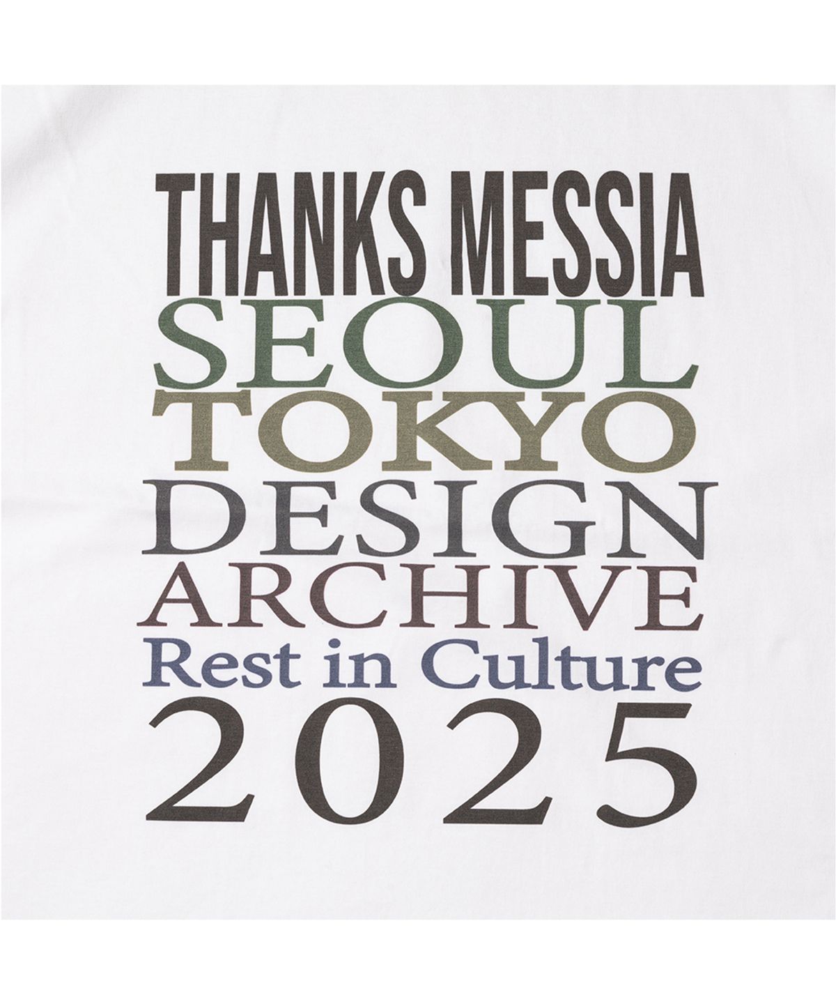 땡스메시아(THANKS MESSIA) SEASON OPEN TSHIRT-WHITE