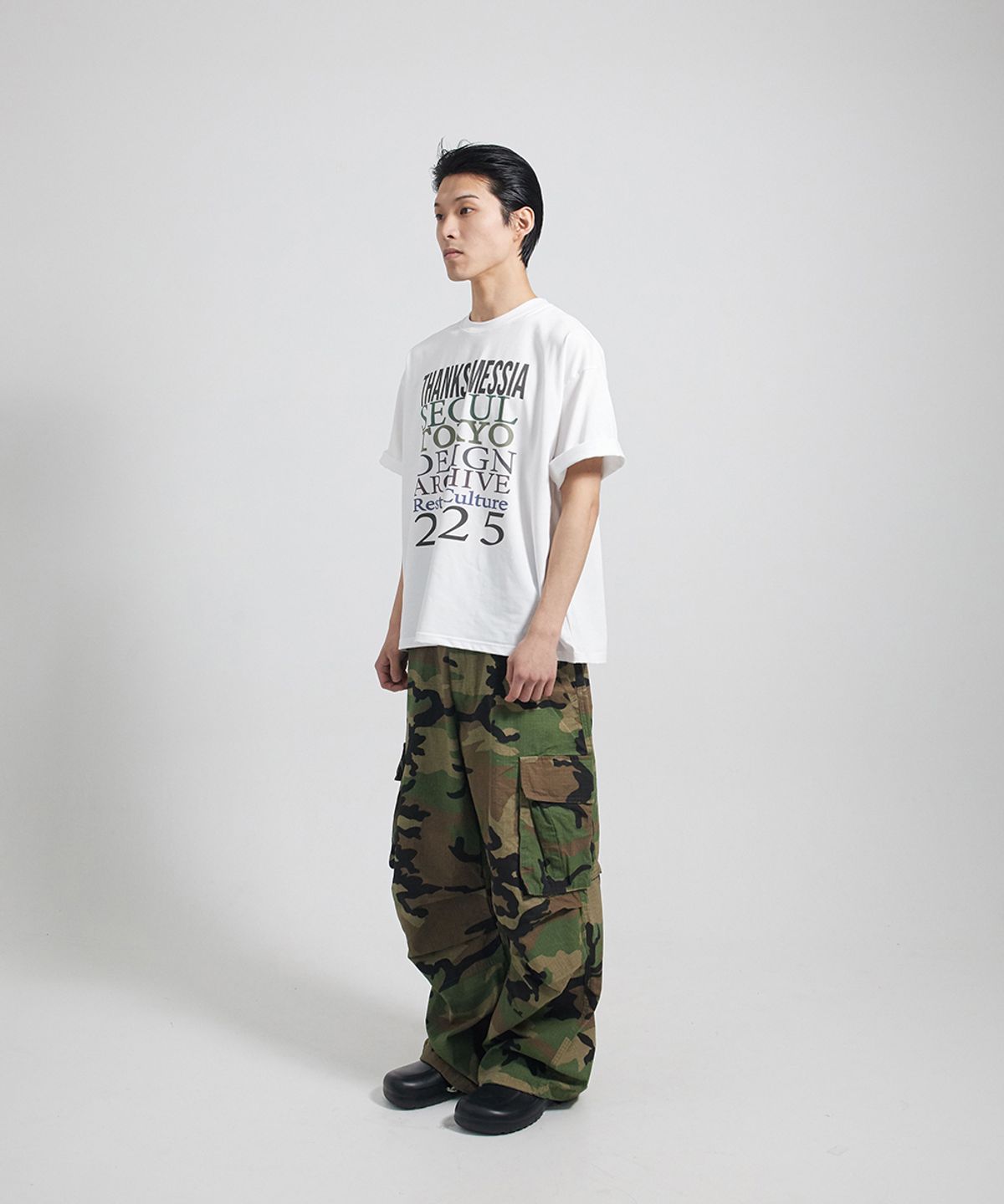 땡스메시아(THANKS MESSIA) SEASON OPEN TSHIRT-WHITE