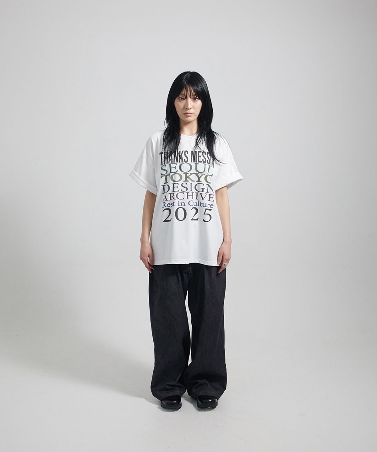 땡스메시아(THANKS MESSIA) SEASON OPEN TSHIRT-WHITE