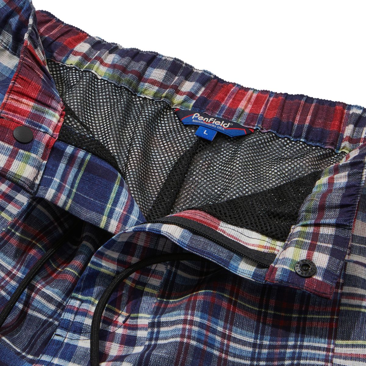 펜필드(PENFIELD) 프린트 리조트 하프 팬츠 인디고_FR2WP204