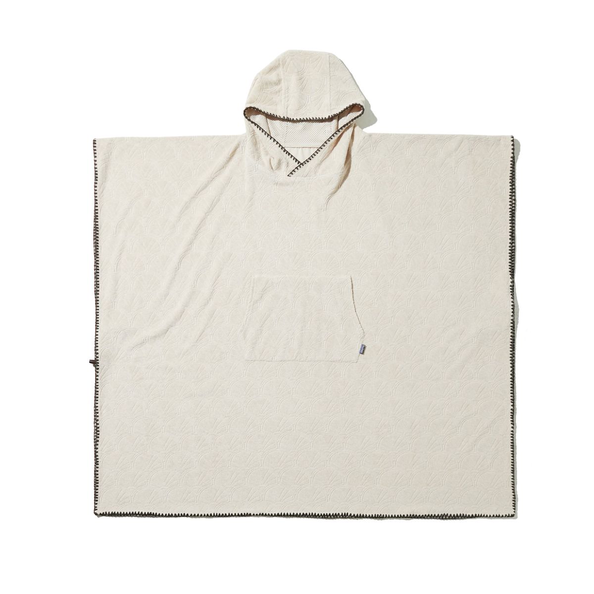 펜필드(PENFIELD) 리조트 쉘 패턴테리 판초 베이지_FR2KJ200