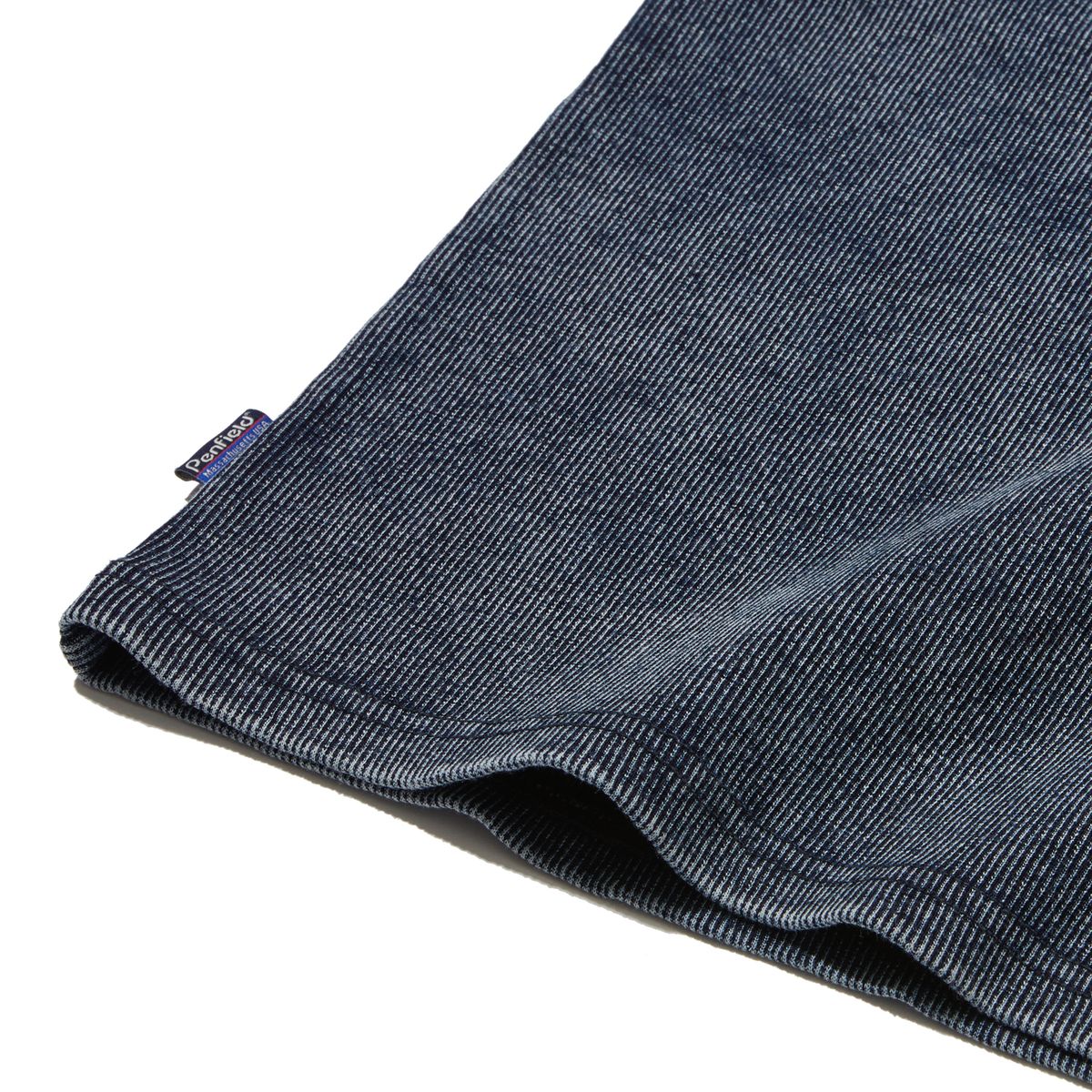 펜필드(PENFIELD) 우먼즈 보스톤 심볼 자수 로고 인디고 다잉 슬리브리스 인디고_FR2KV32F