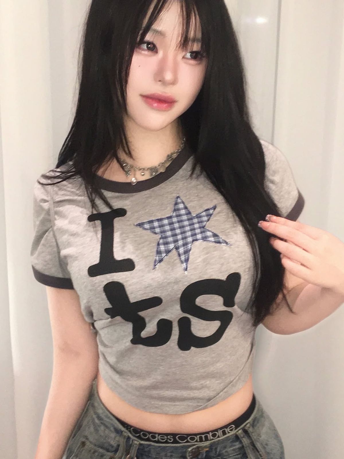 탄산마그네슘(TANSANMAGNESIUM) 링거 티셔츠 (그레이)