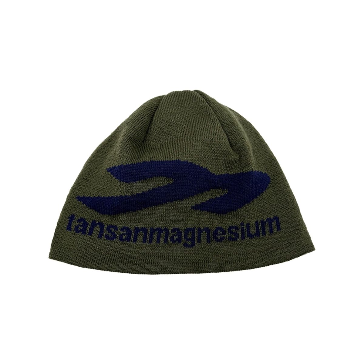 탄산마그네슘(TANSANMAGNESIUM) 자카드 벌처 비니 (카키)