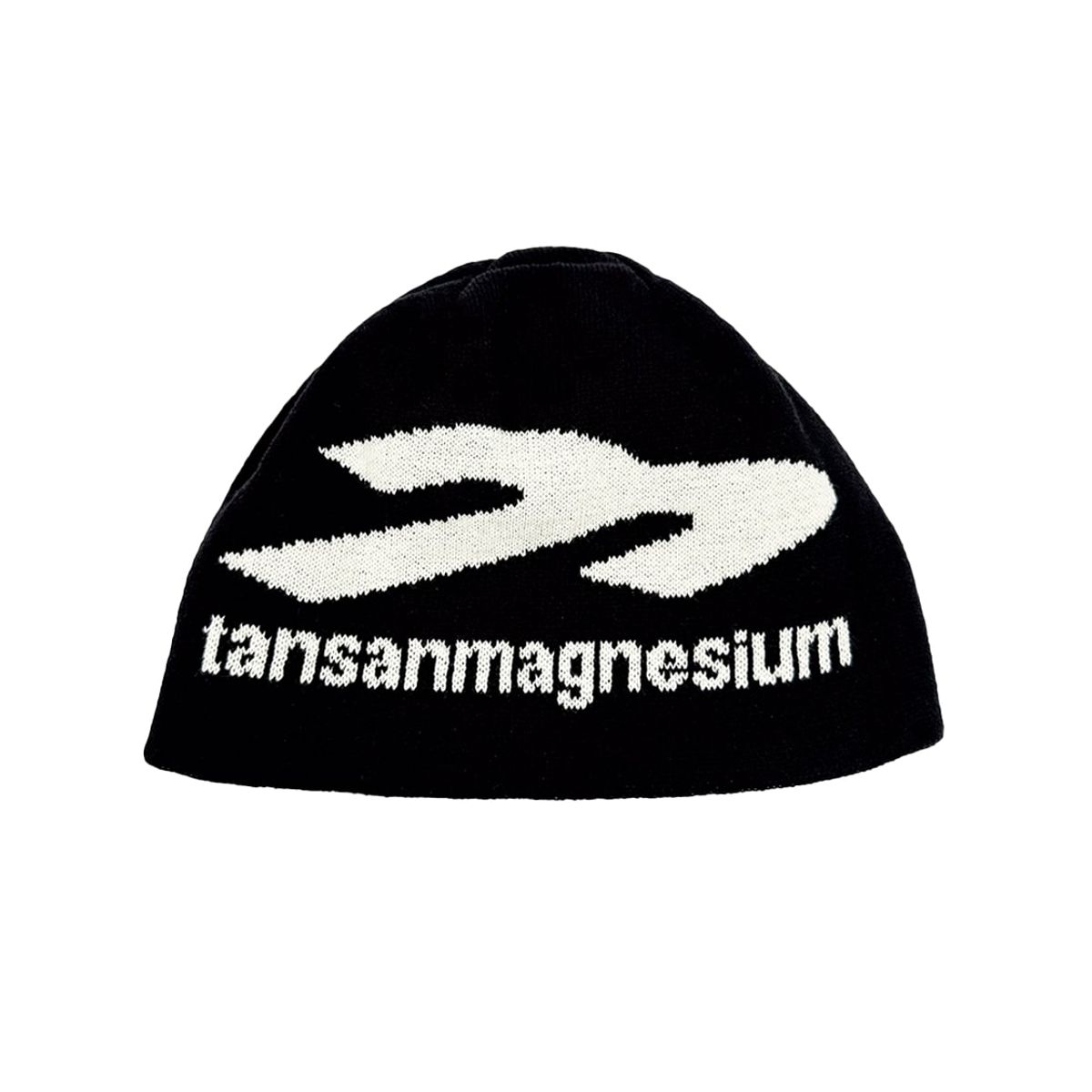 탄산마그네슘(TANSANMAGNESIUM) 자카드 벌처 비니 (블랙)