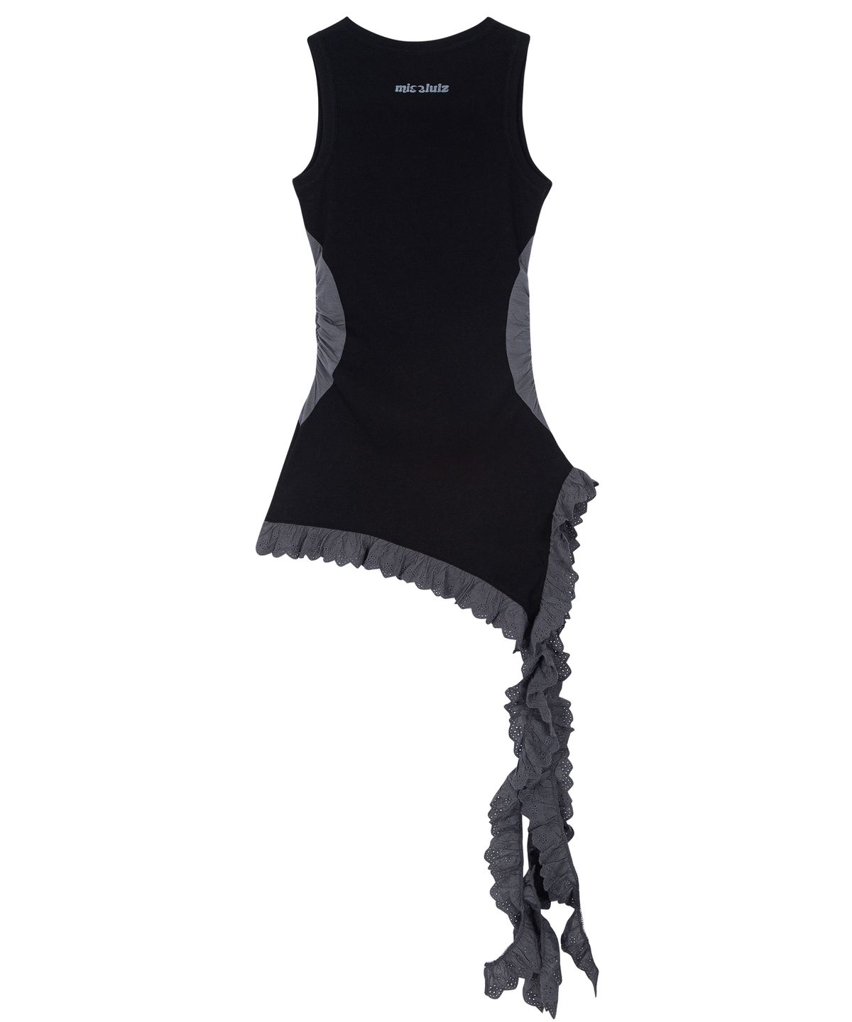 미스룰즈(MISSLULZ) Lace Tail Sleeveless Black Charcoal