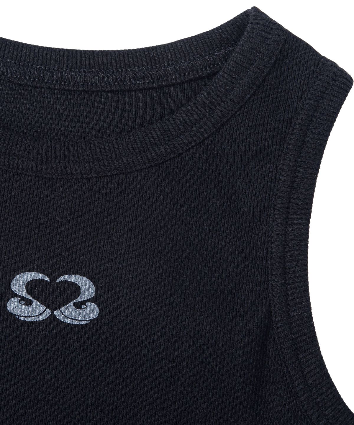미스룰즈(MISSLULZ) Lace Tail Sleeveless Black Charcoal