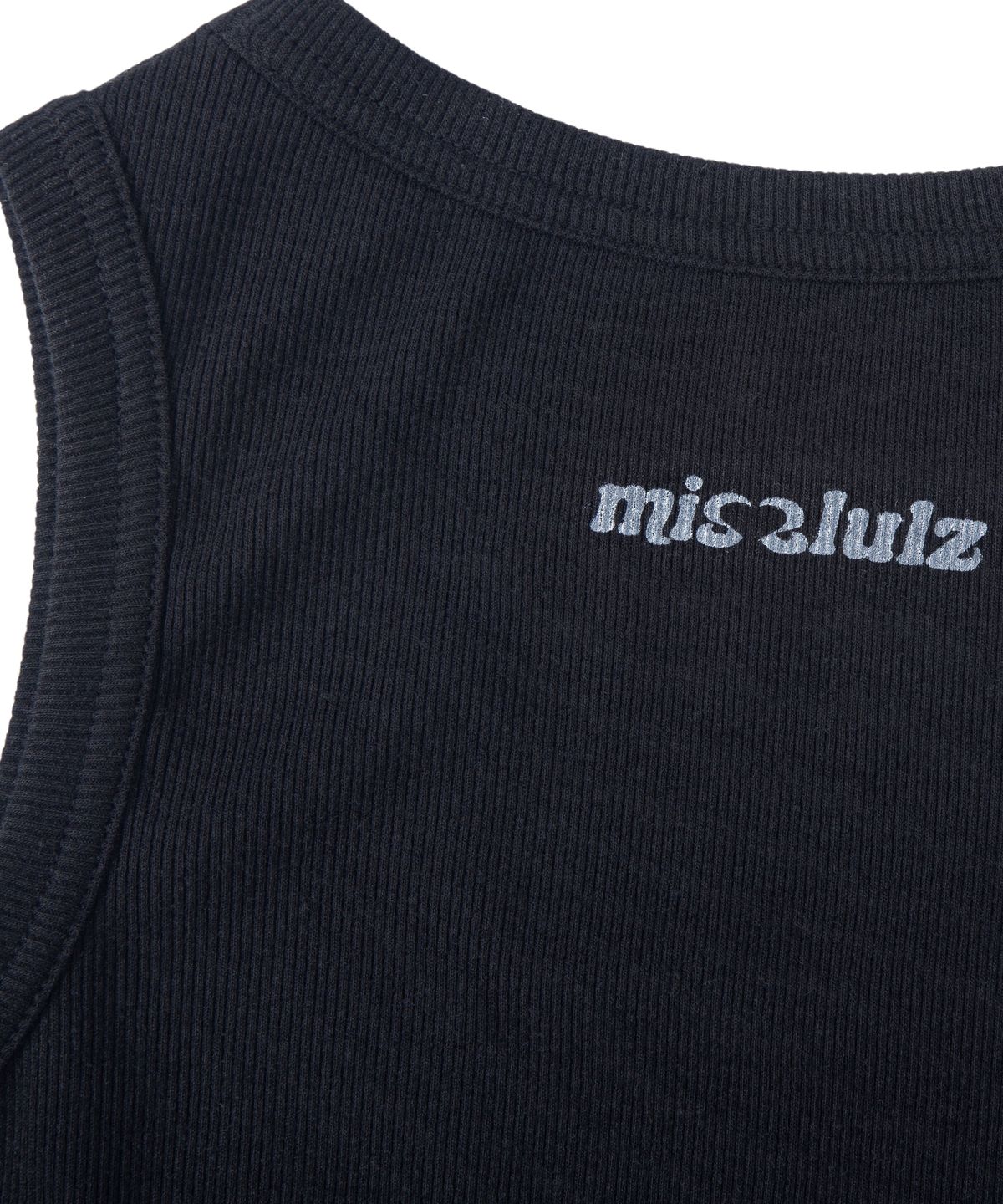 미스룰즈(MISSLULZ) Lace Tail Sleeveless Black Charcoal