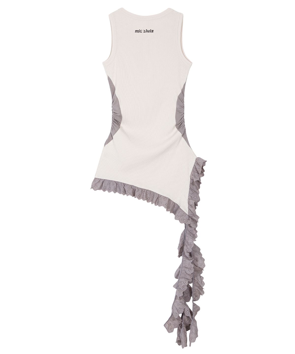 미스룰즈(MISSLULZ) Lace Tail Sleeveless White Mocha