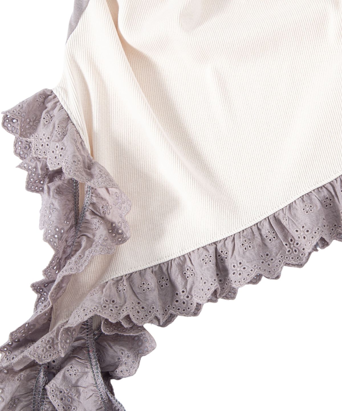 미스룰즈(MISSLULZ) Lace Tail Sleeveless White Mocha