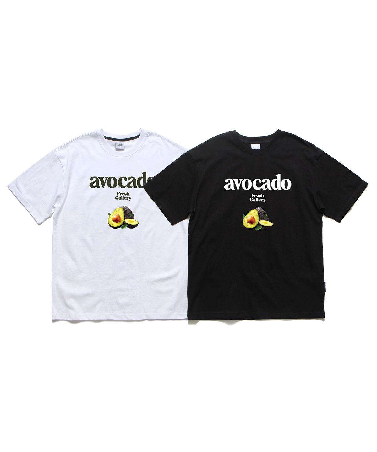 앱놀머씽(ABNORMALTHING) 아보카도 오버핏 티셔츠 화이트 (AVOCADO T-SHIRT WHITE)