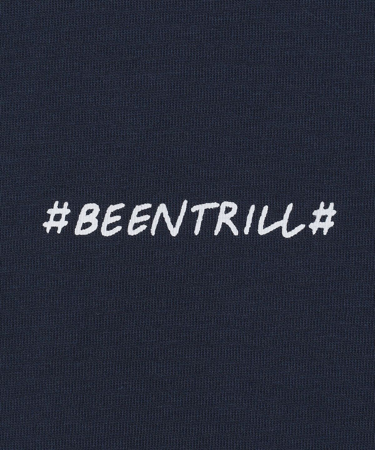 빈트릴 뉴욕(BEENTRILL NEWYORK) 우먼즈 데이지 해시태그 티셔츠(인디고)