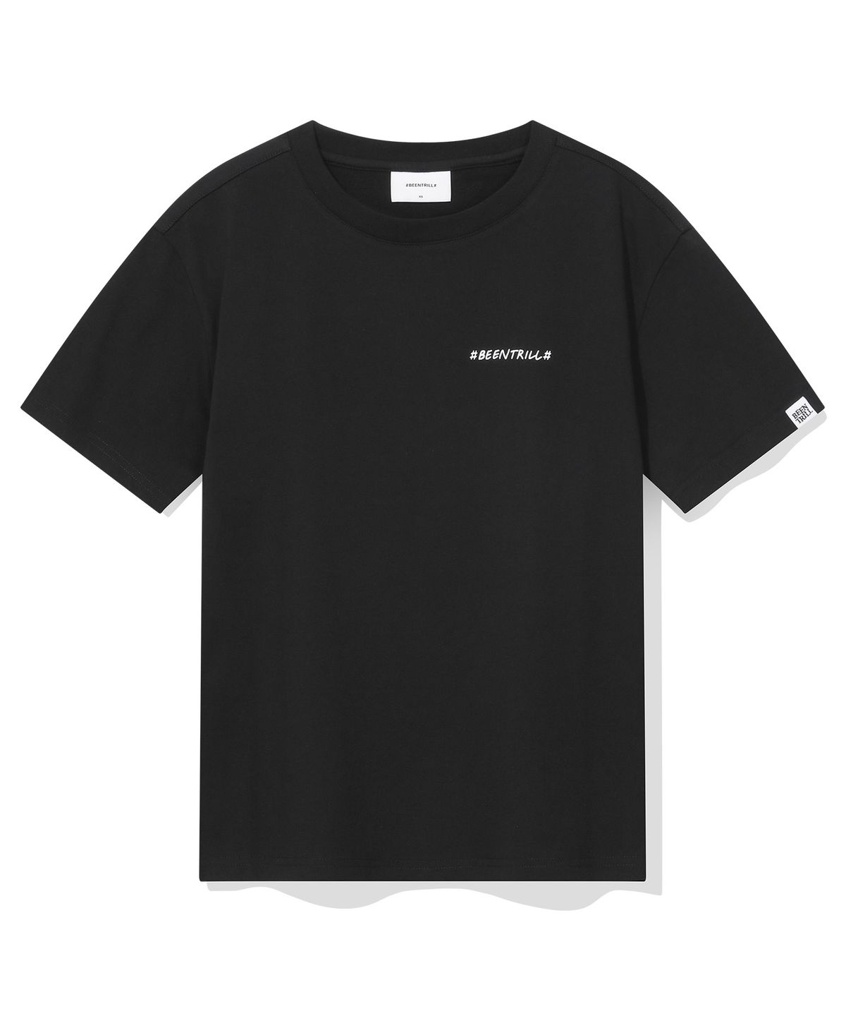 빈트릴 뉴욕(BEENTRILL NEWYORK) 우먼즈 데이지 해시태그 티셔츠(블랙)