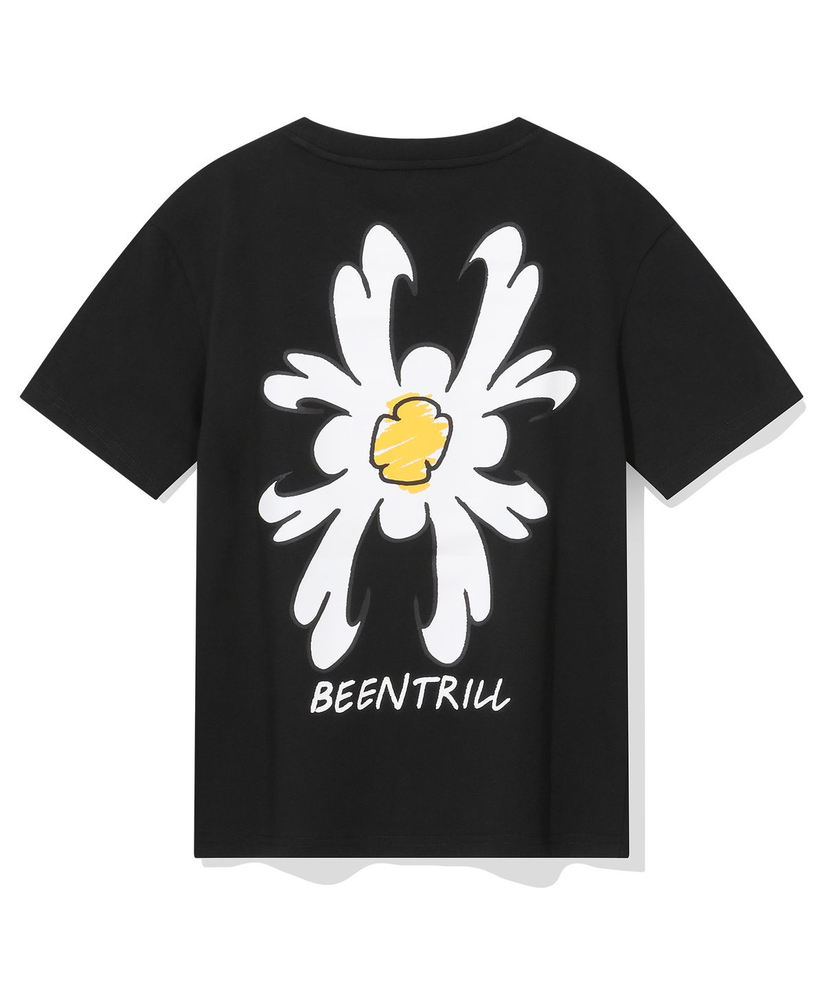 빈트릴 뉴욕(BEENTRILL NEWYORK) 우먼즈 데이지 해시태그 티셔츠(블랙)