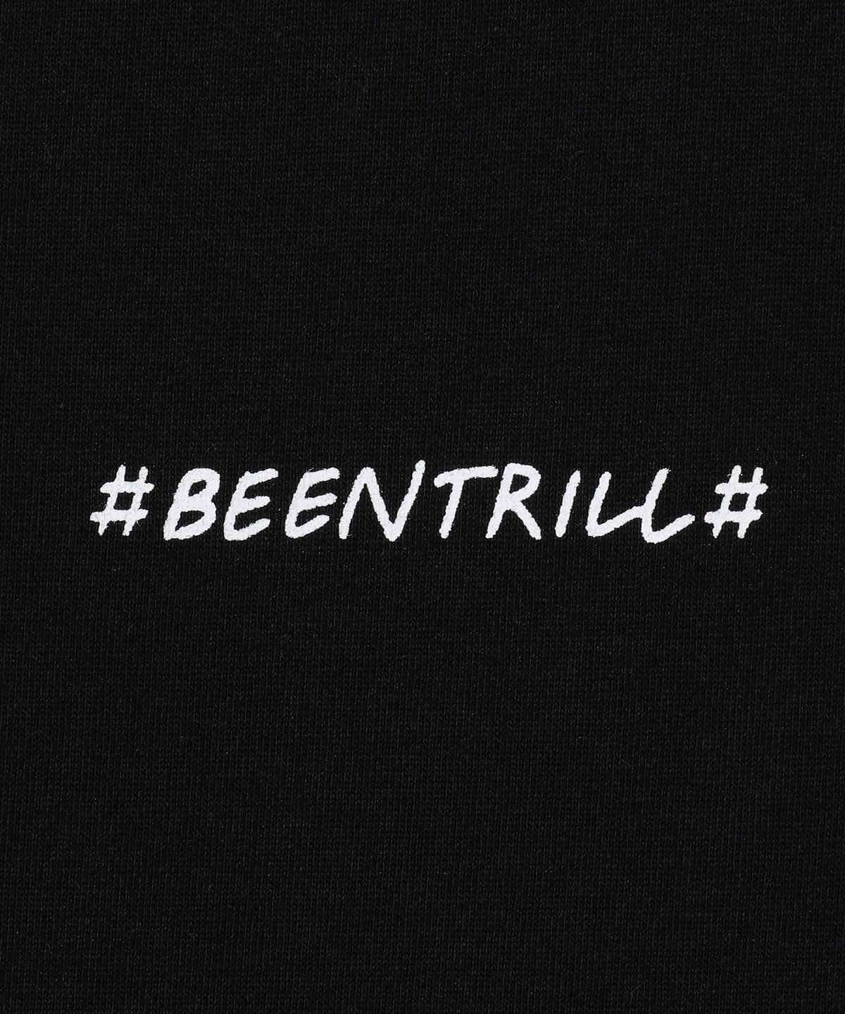 빈트릴 뉴욕(BEENTRILL NEWYORK) 우먼즈 데이지 해시태그 티셔츠(블랙)