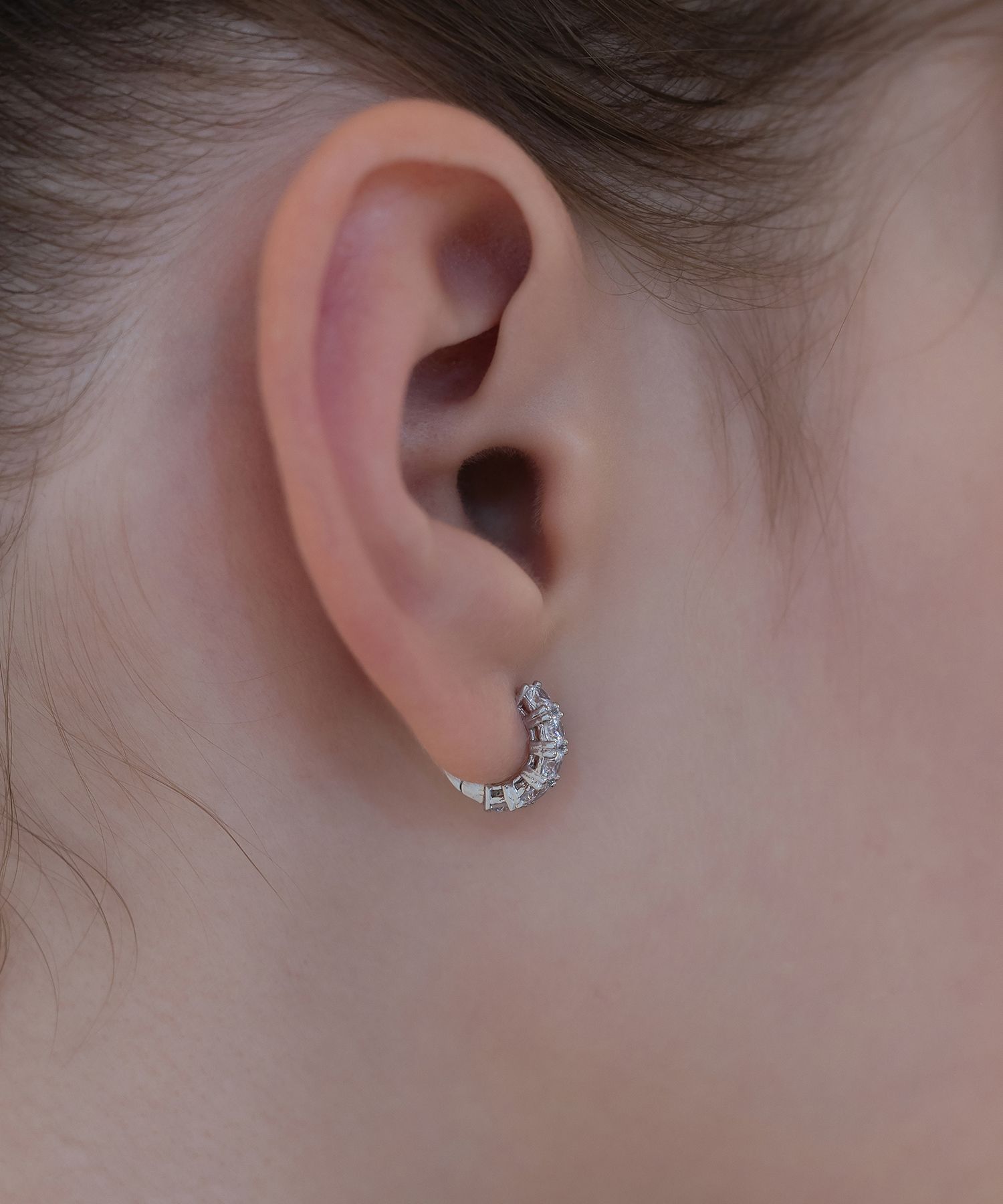 ★ TATIANA★ Silver 925 Lucent Line Hoop Earrings EC3200 50 MUSINSA | TATIANA (Silver 925) Lucent Line Hoop Earrings