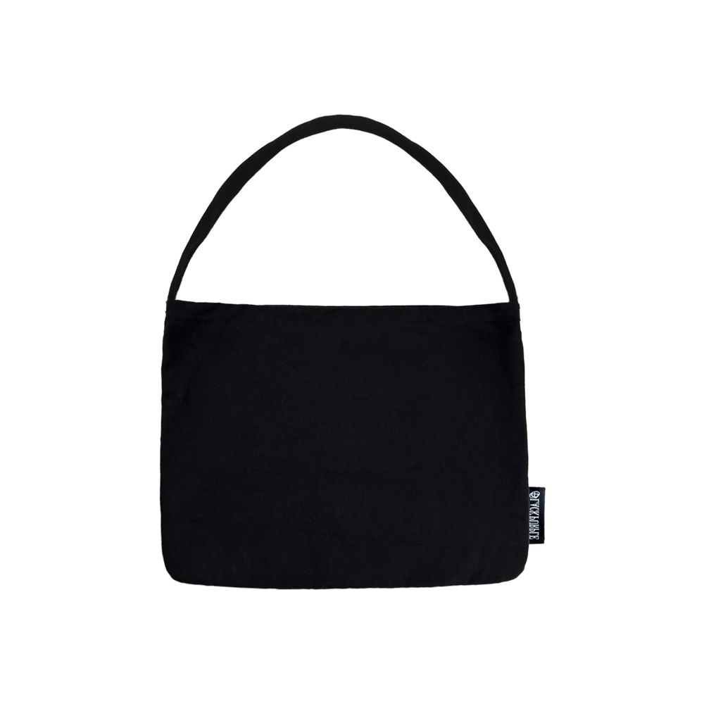 ★BLACKPURPLE☆Mini Canvas Printed Eco Bag MUSINSA | BLACK PURPLE Mini Canvas Printed Eco Bag_BLACK