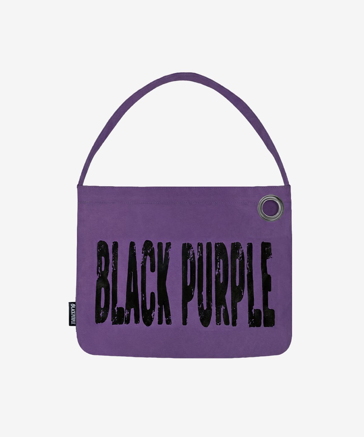 블랙 퍼플(BLACK PURPLE) 미니 캔버스 프린팅 에코백 Mini Canvas Printed Eco Bag_5Color