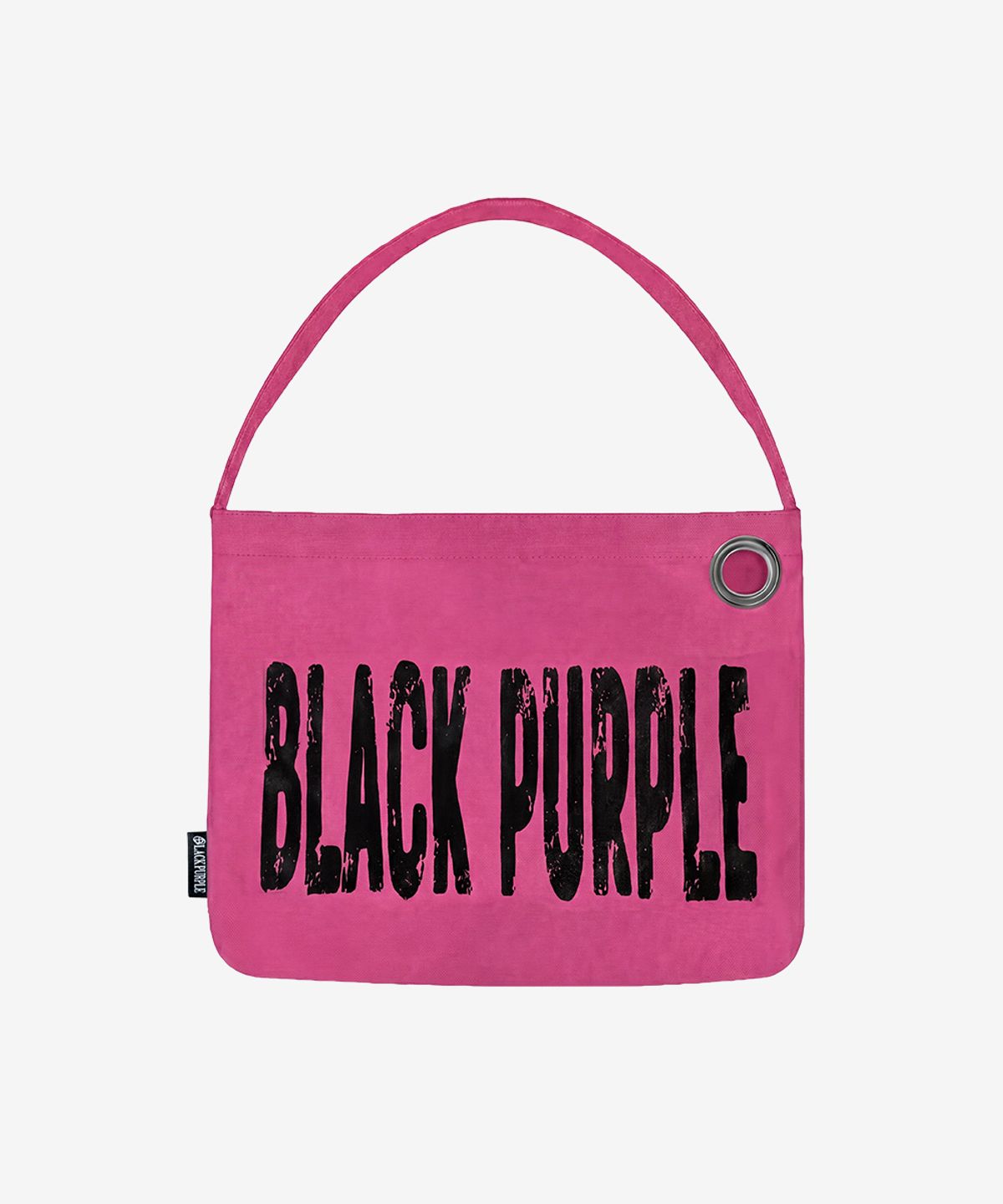 블랙 퍼플(BLACK PURPLE) 미니 캔버스 프린팅 에코백 Mini Canvas Printed Eco Bag_5Color