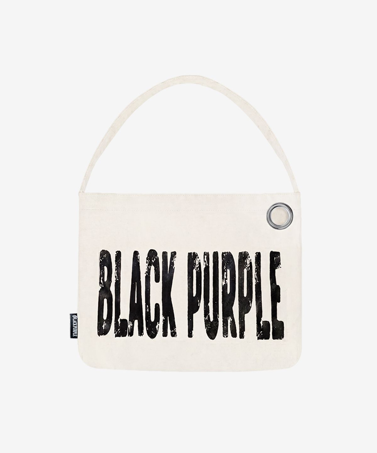 블랙 퍼플(BLACK PURPLE) 미니 캔버스 프린팅 에코백 Mini Canvas Printed Eco Bag_5Color