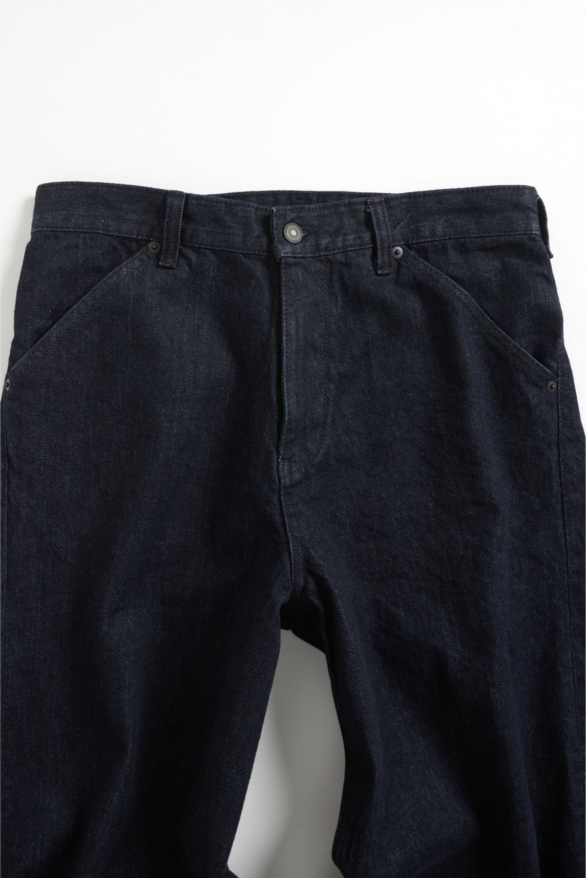 해칭룸(HATCHINGROOM) Wide Curve Jeans Washed Indigo