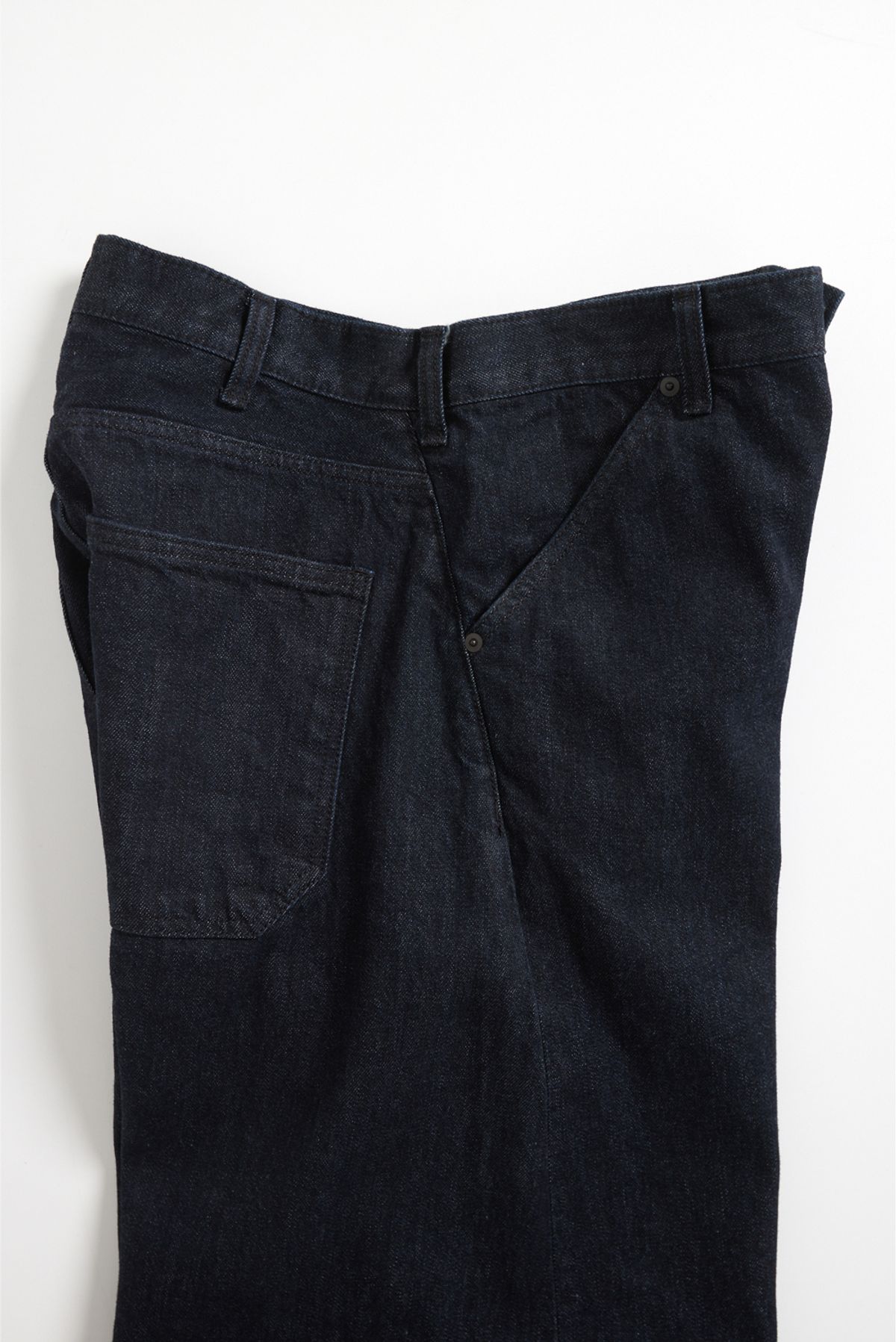 해칭룸(HATCHINGROOM) Wide Curve Jeans Washed Indigo