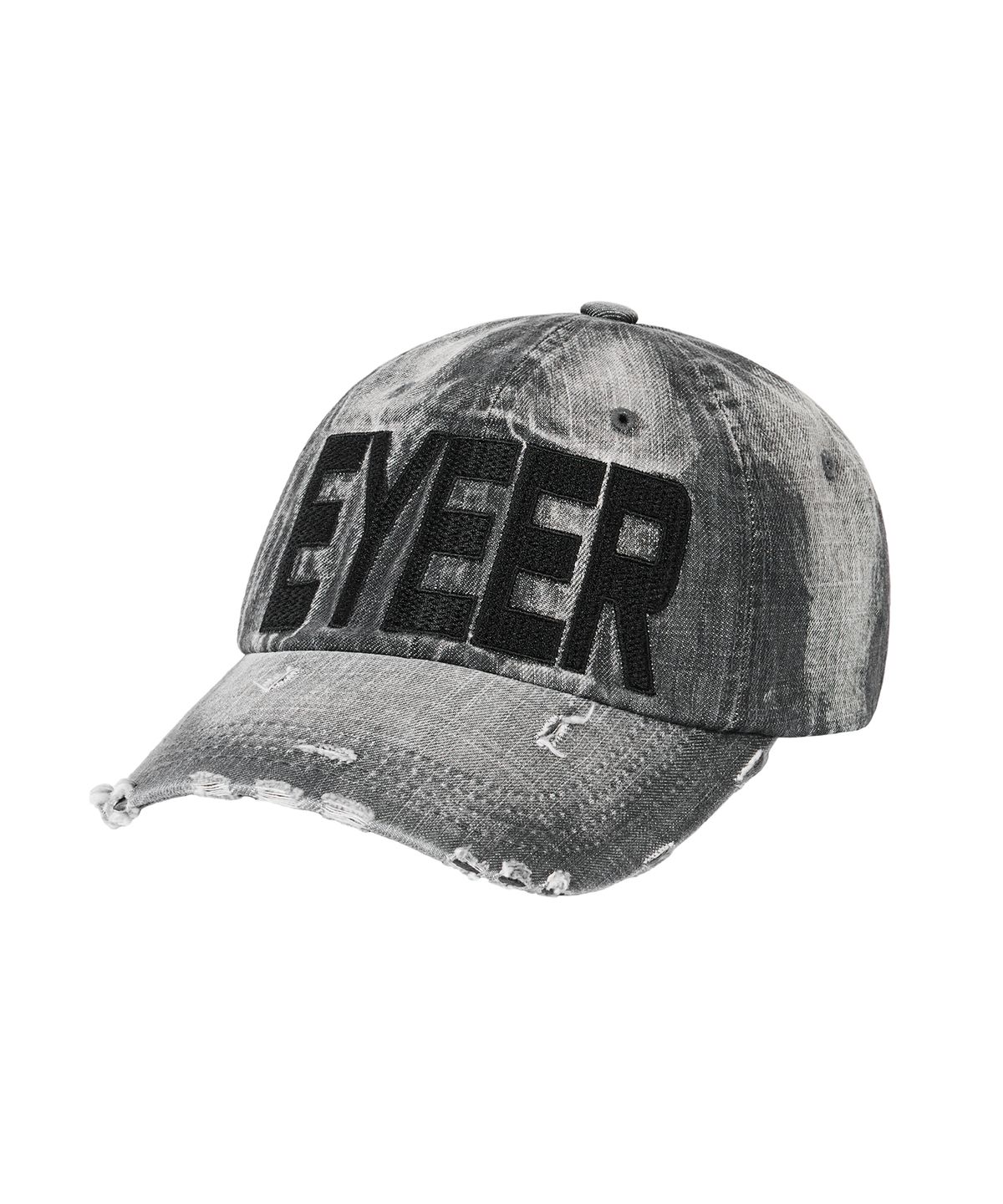 이와이이알(EYEER) Basic Logo Ball Cap - Black/Black