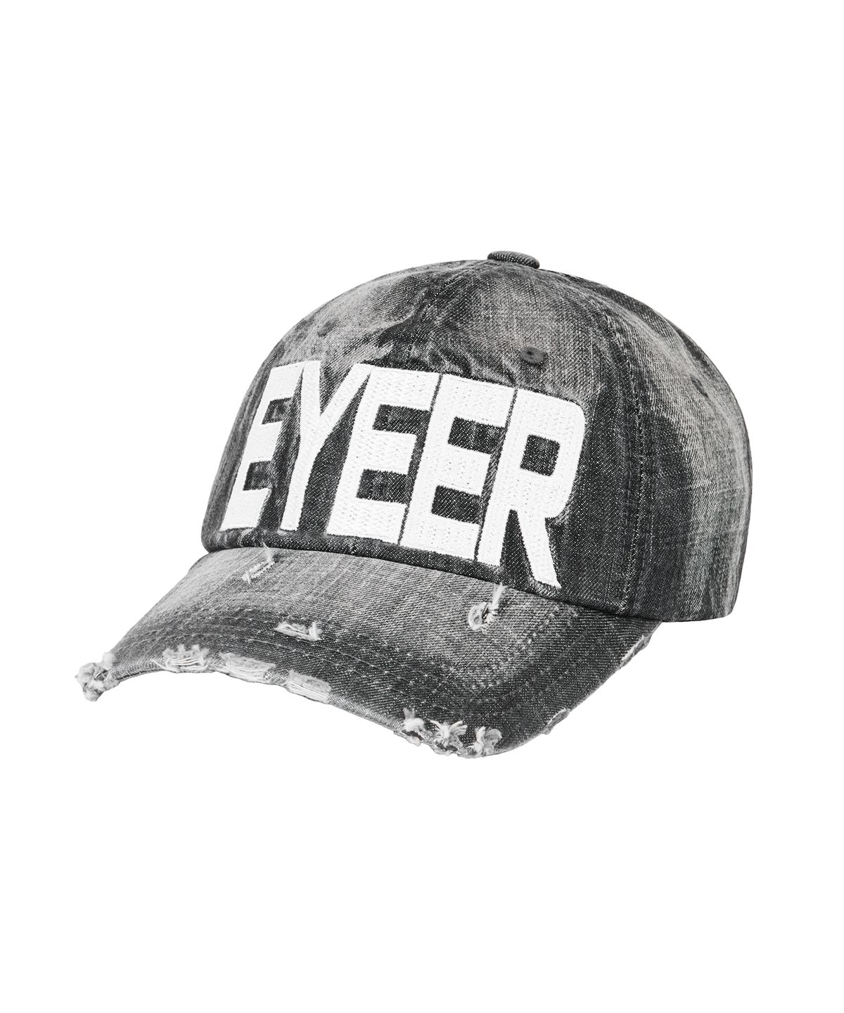 이와이이알(EYEER) Basic Logo Ball Cap - Black/White