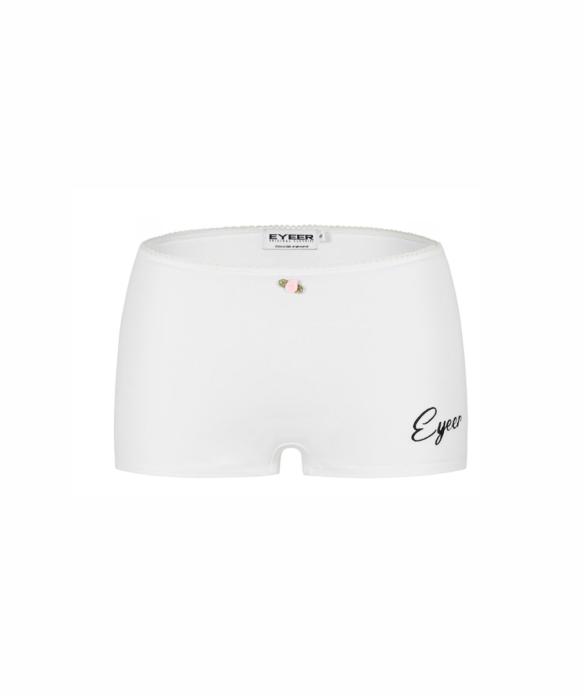 이와이이알(EYEER) Lace Boyshorts - White