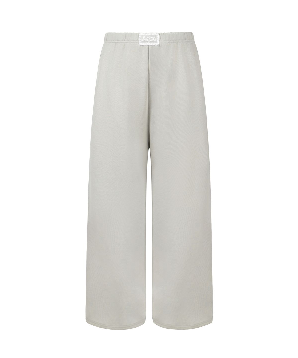 이와이이알(EYEER) Frill Lace Sweatpants - Stone Gray
