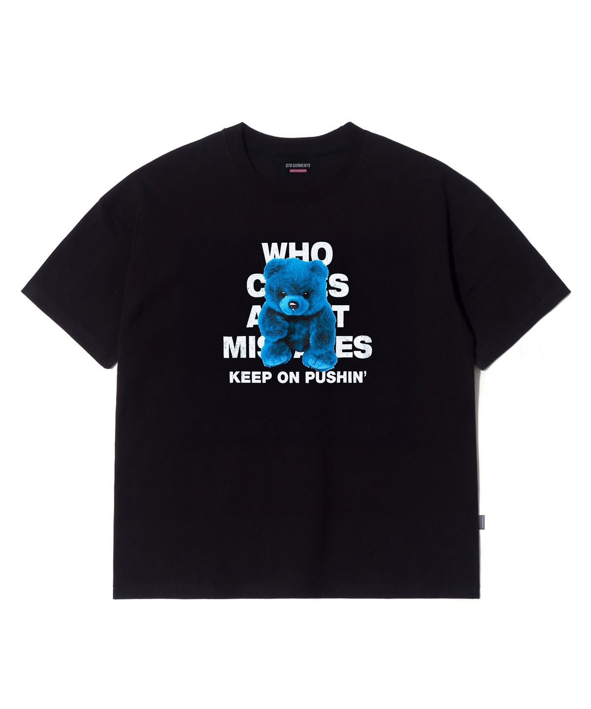 큐티에잇 가먼츠(QT8 GARMENTS) OC Rough Bear W Tee (Black)