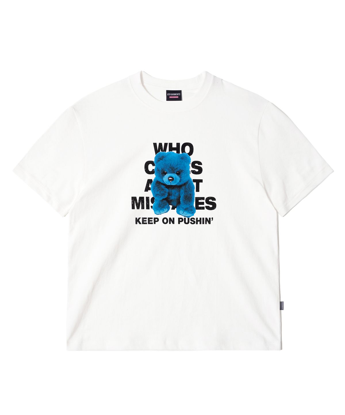 큐티에잇 가먼츠(QT8 GARMENTS) OC Rough Bear W Tee (Ivory)