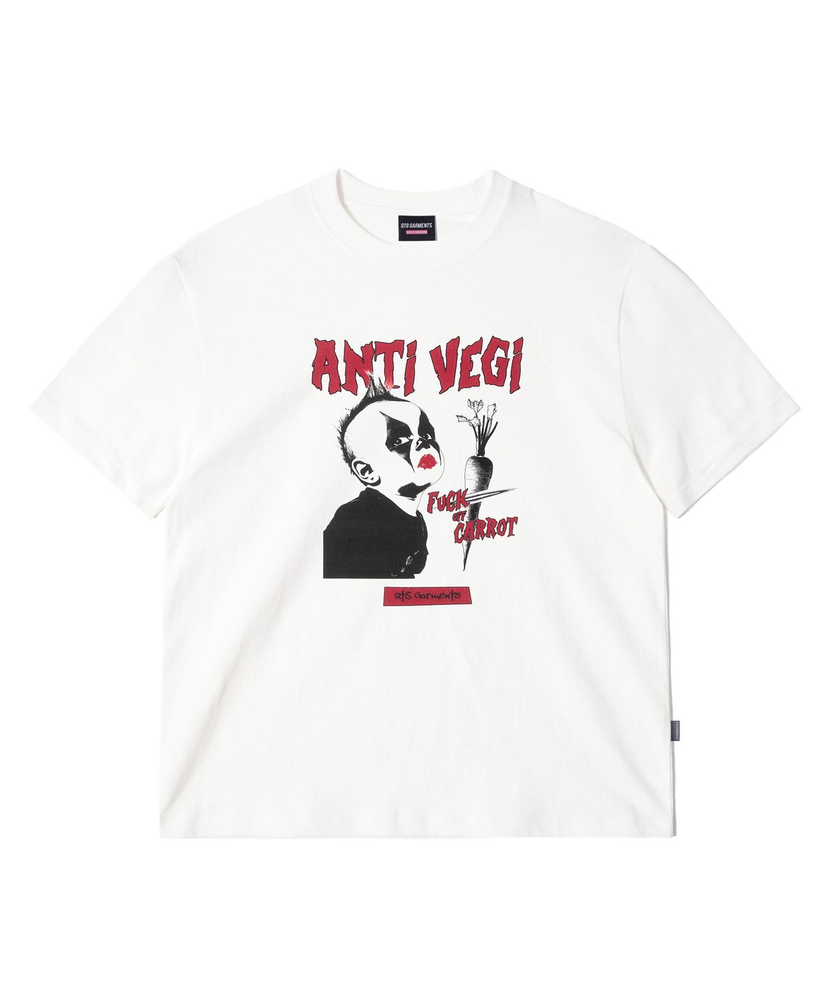 큐티에잇 가먼츠(QT8 GARMENTS) OC Anti-Vegi W Tee (Ivory)