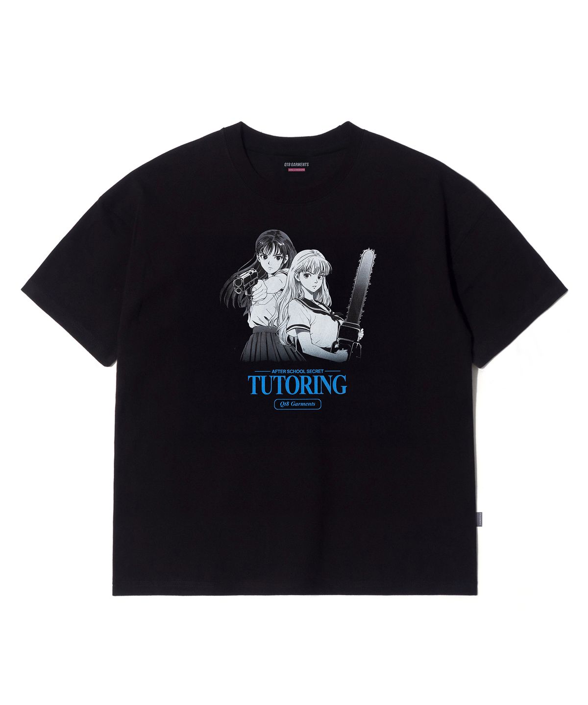 큐티에잇 가먼츠(QT8 GARMENTS) OC Tutoring W Tee (Black)