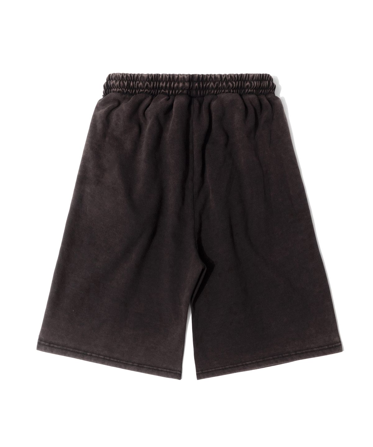 큐티에잇 가먼츠(QT8 GARMENTS) LB Washed Wide Bermuda Sweat Shorts (Black)