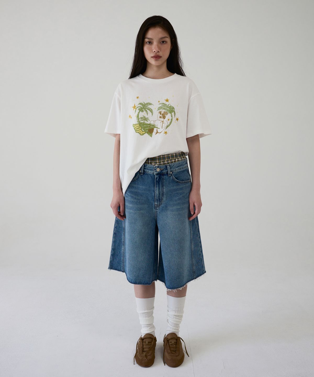 아옵트(AOPT) DREAMY ISLAND T-SHIRT - GREEN