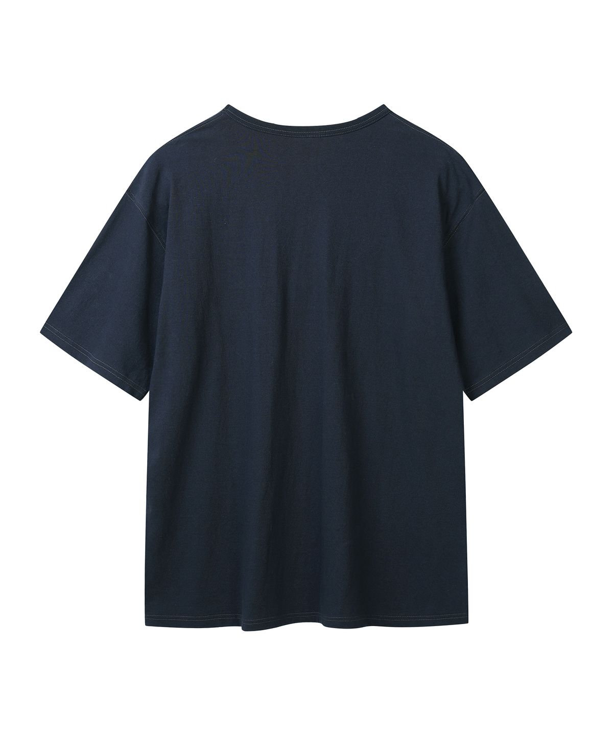 유니드가먼츠(YOUNEEDGARMENTS) 라운드 포켓 S/S 티셔츠 (네이비)