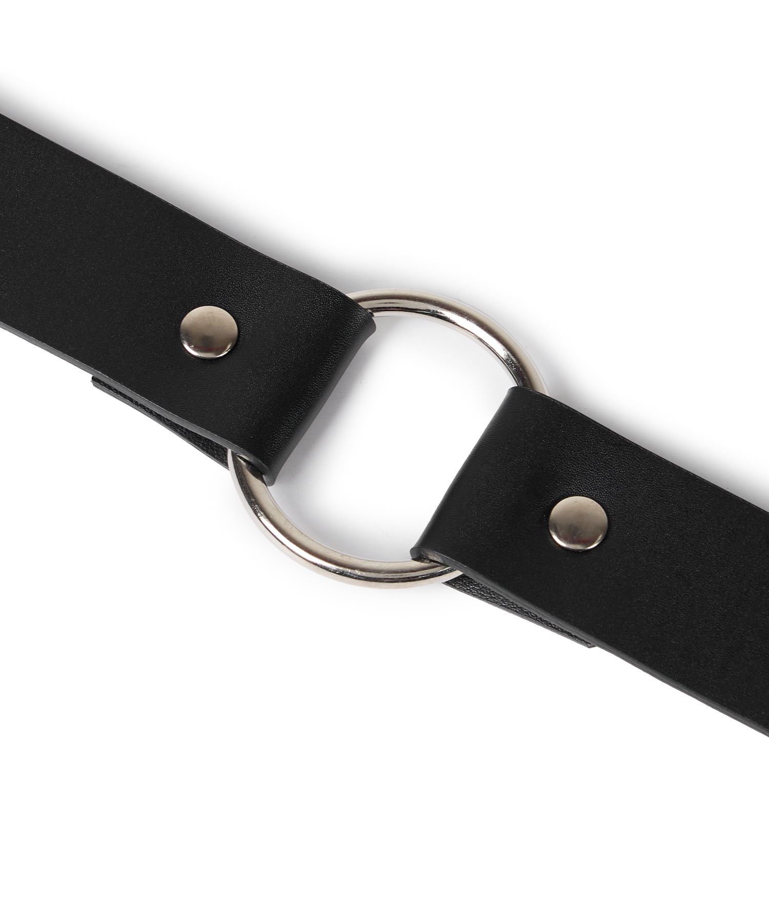 IUGAMAKARAS★韓国★人気★O-Ring Square Buckle Belt (Black) MUSINSA | IUGAMAKARAS O-Ring Square Buckle Belt (Black)