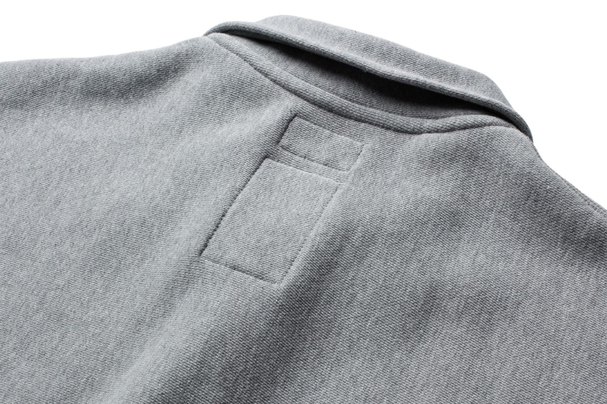 더 레스큐(THE RESQ) CLASSIC QUARTER ZIP H/S SWEATSHIRT [MELANGE GREY]