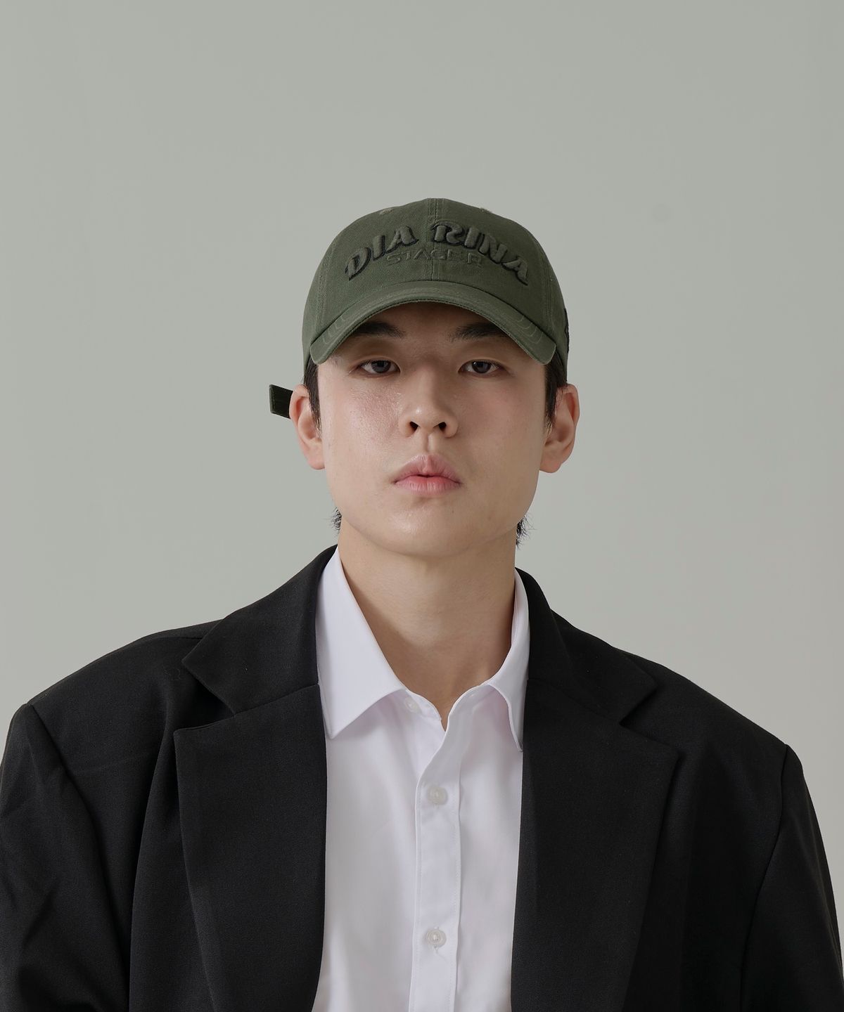 스테이지알(STAGE.R) 다이아리나 워싱 볼캡 [카키]
