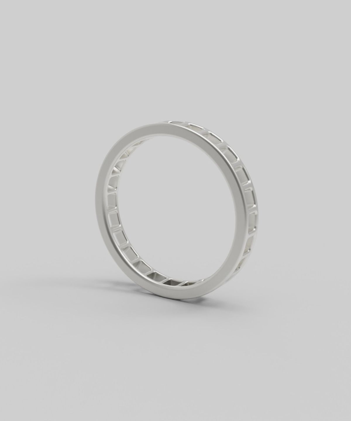 르네오브제(RENEOBJET) BAS  SQUARE RING  [925 STERLING SILVER] 스퀘어링 반지