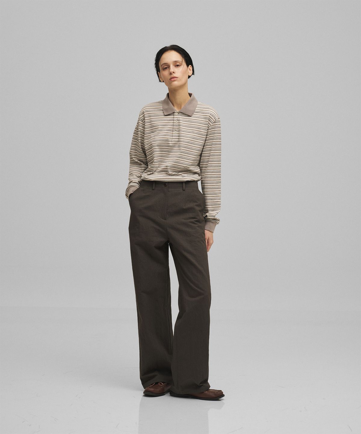 어나더오피스 우먼(ANOTHER OFFICE WOMEN) w. Uniform Chino Pants (Charcoal)