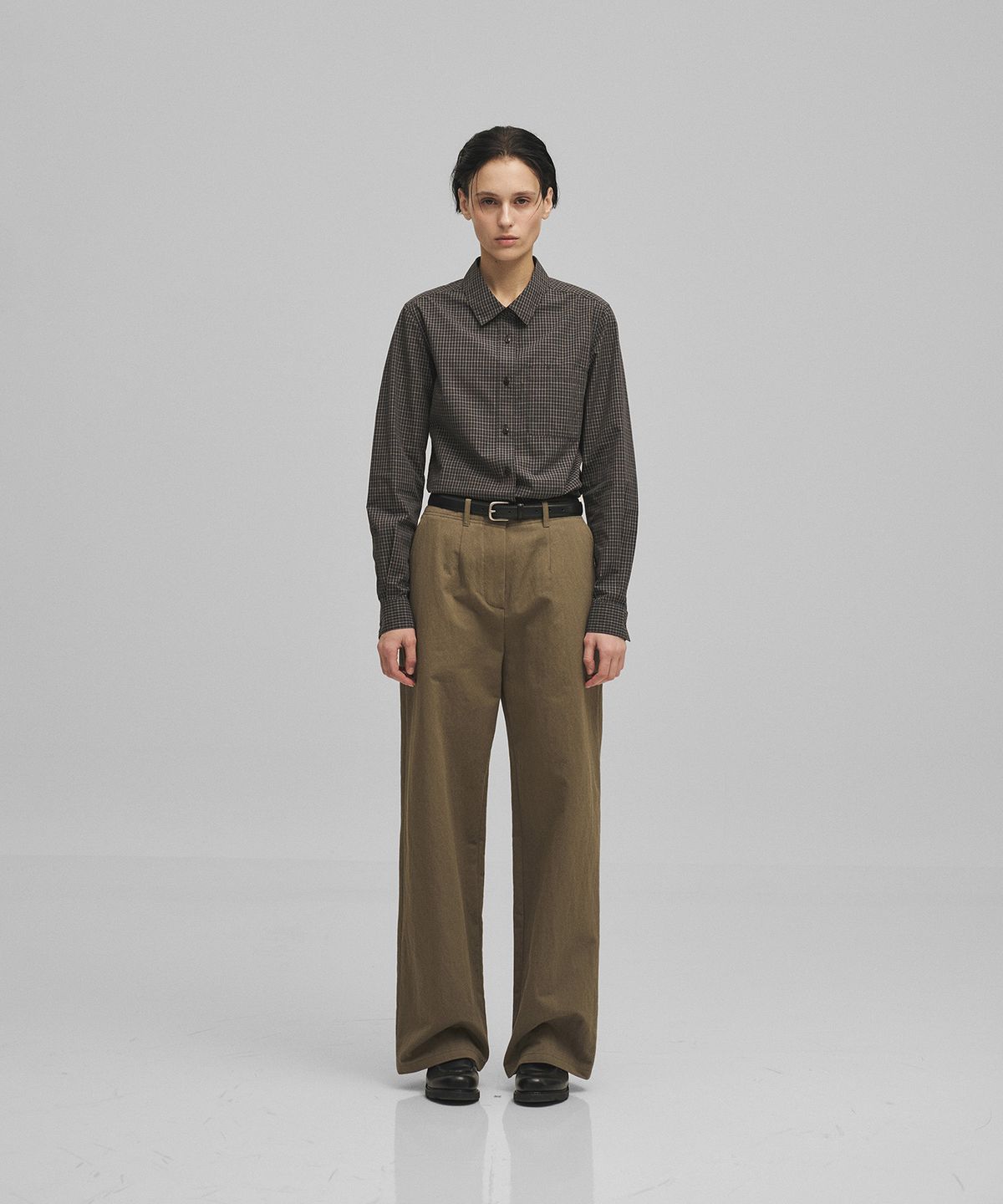 어나더오피스 우먼(ANOTHER OFFICE WOMEN) w. Uniform Chino Pants (Dark Khaki)